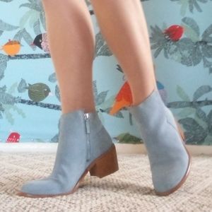 Pretty Sky Blue Ankle Boots